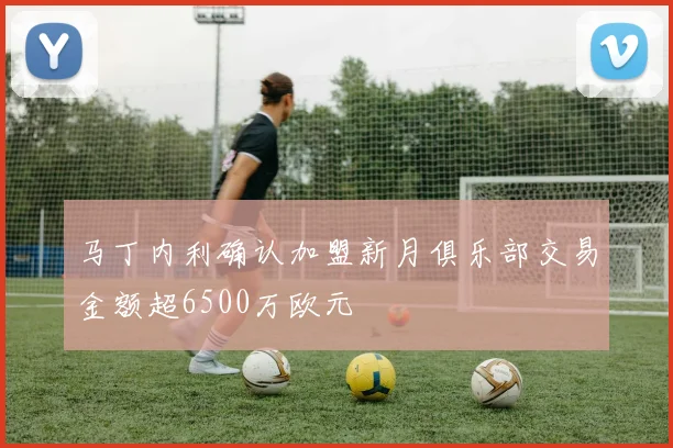 马丁内利确认加盟新月俱乐部交易金额超6500万欧元